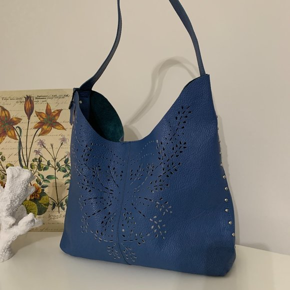 Unbranded Handbags - 100% Genuine Leather Blue Tote Bag